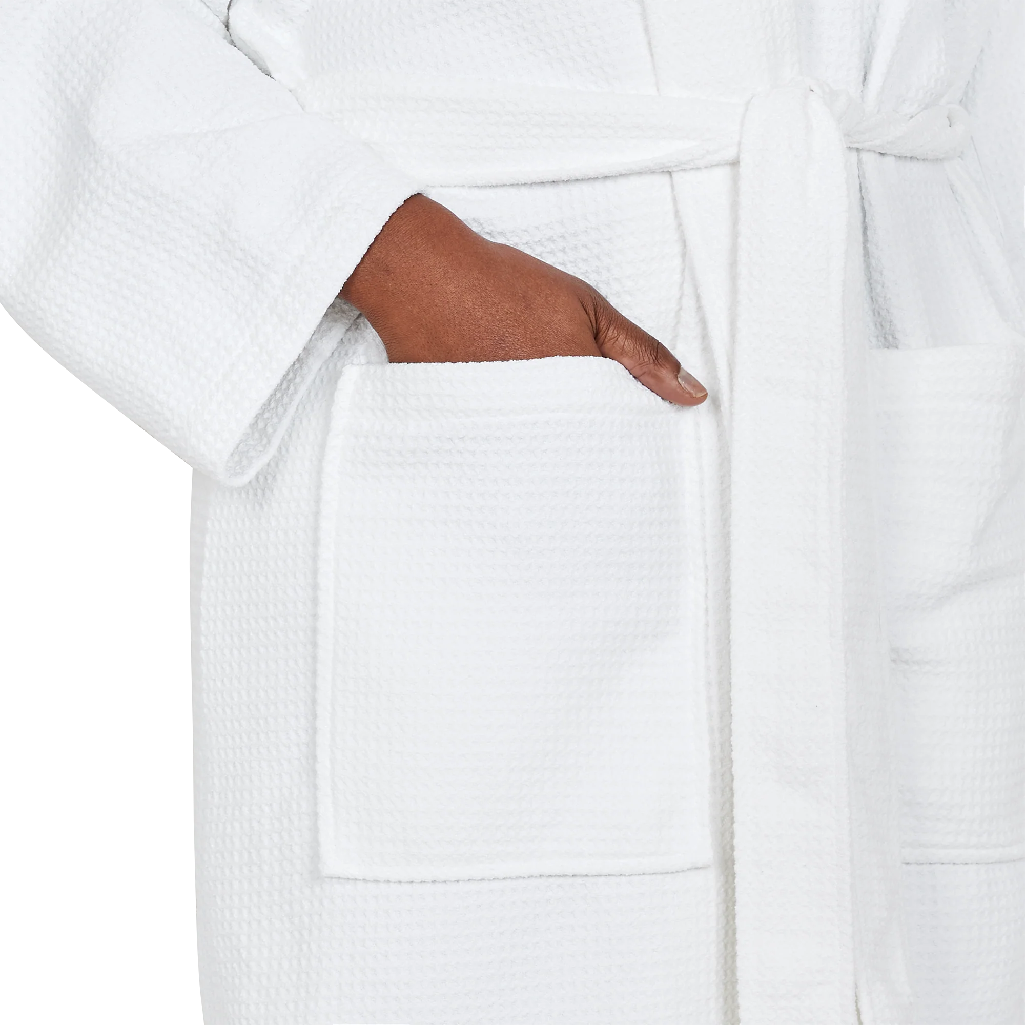 Bath Robe Set - Crystal White - Image 10
