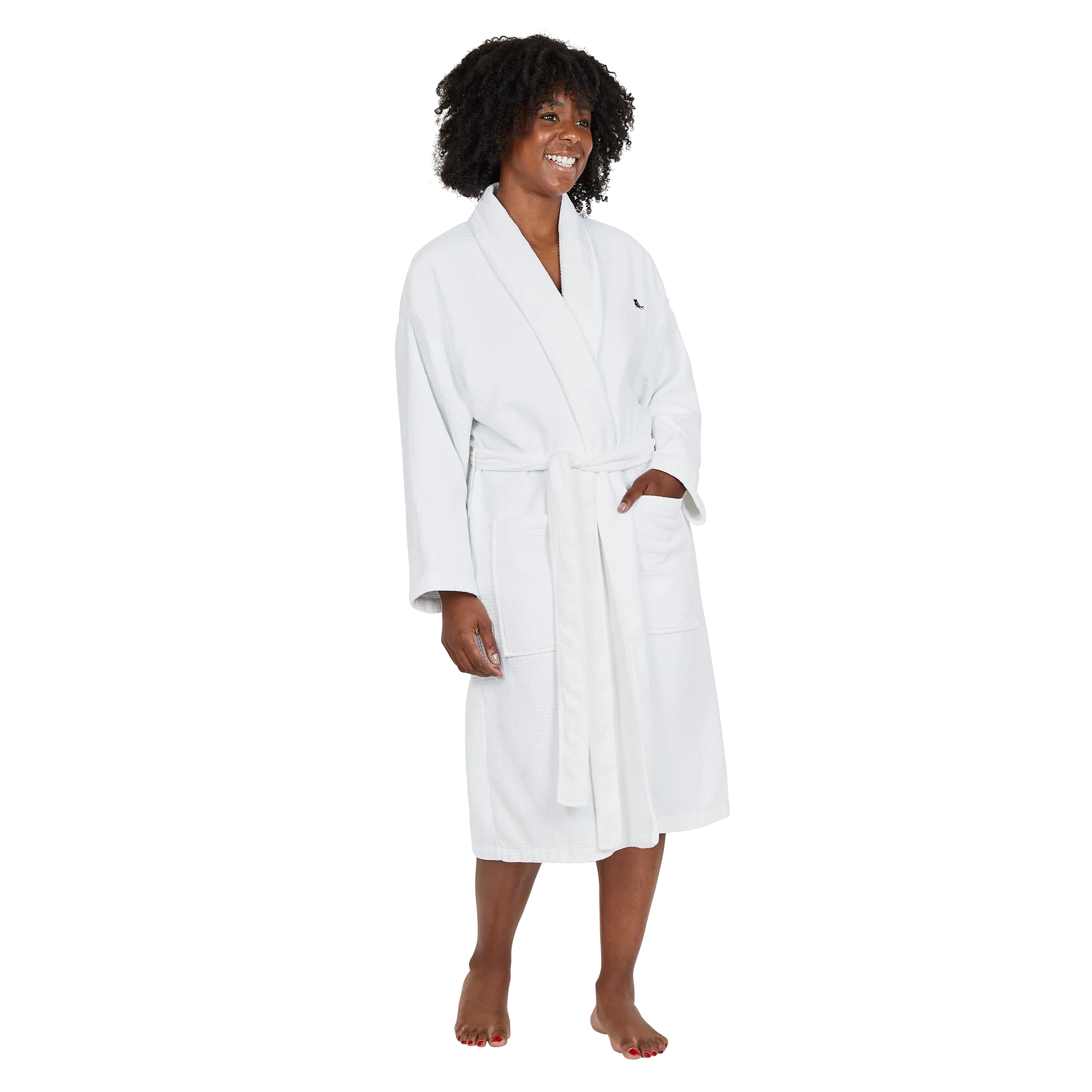 Bath Robe Set - Crystal White - Image 5