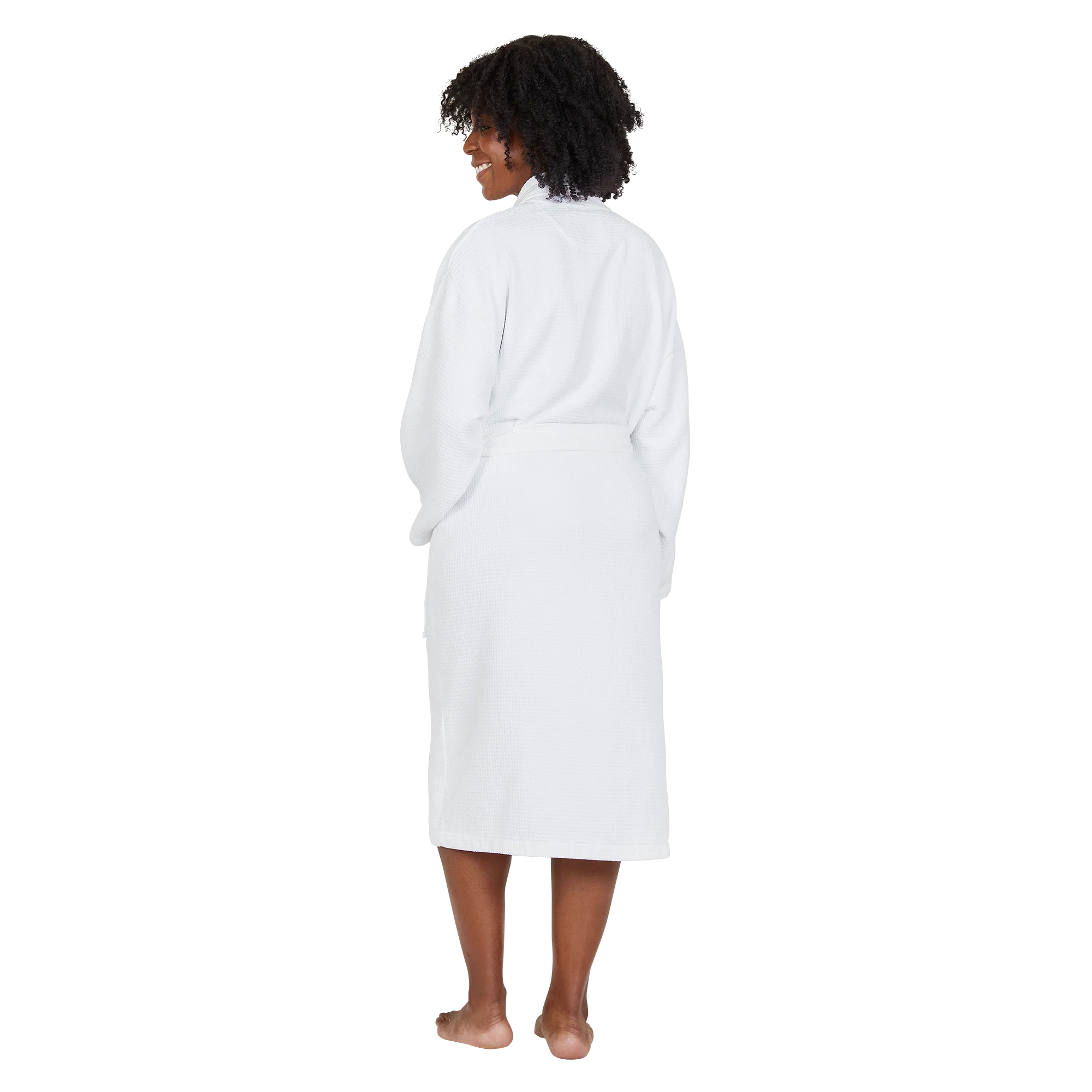 Bath Robe Set - Crystal White - Image 8