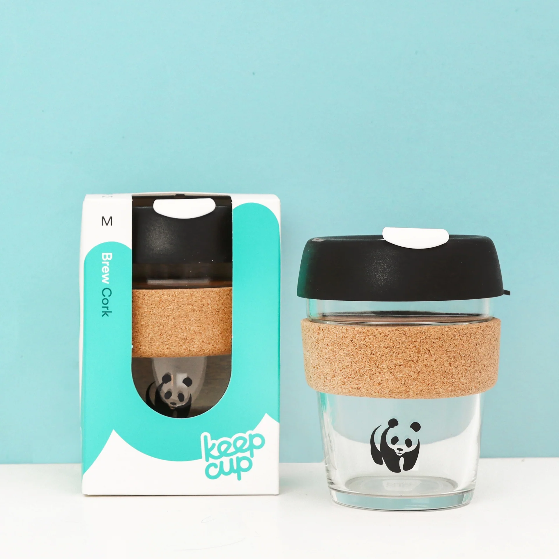 Black & White Cork KeepCup - Image 3