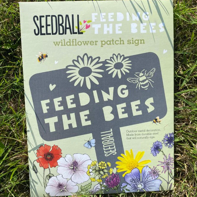 Seedball Feeding the Bees Sign - Image 3
