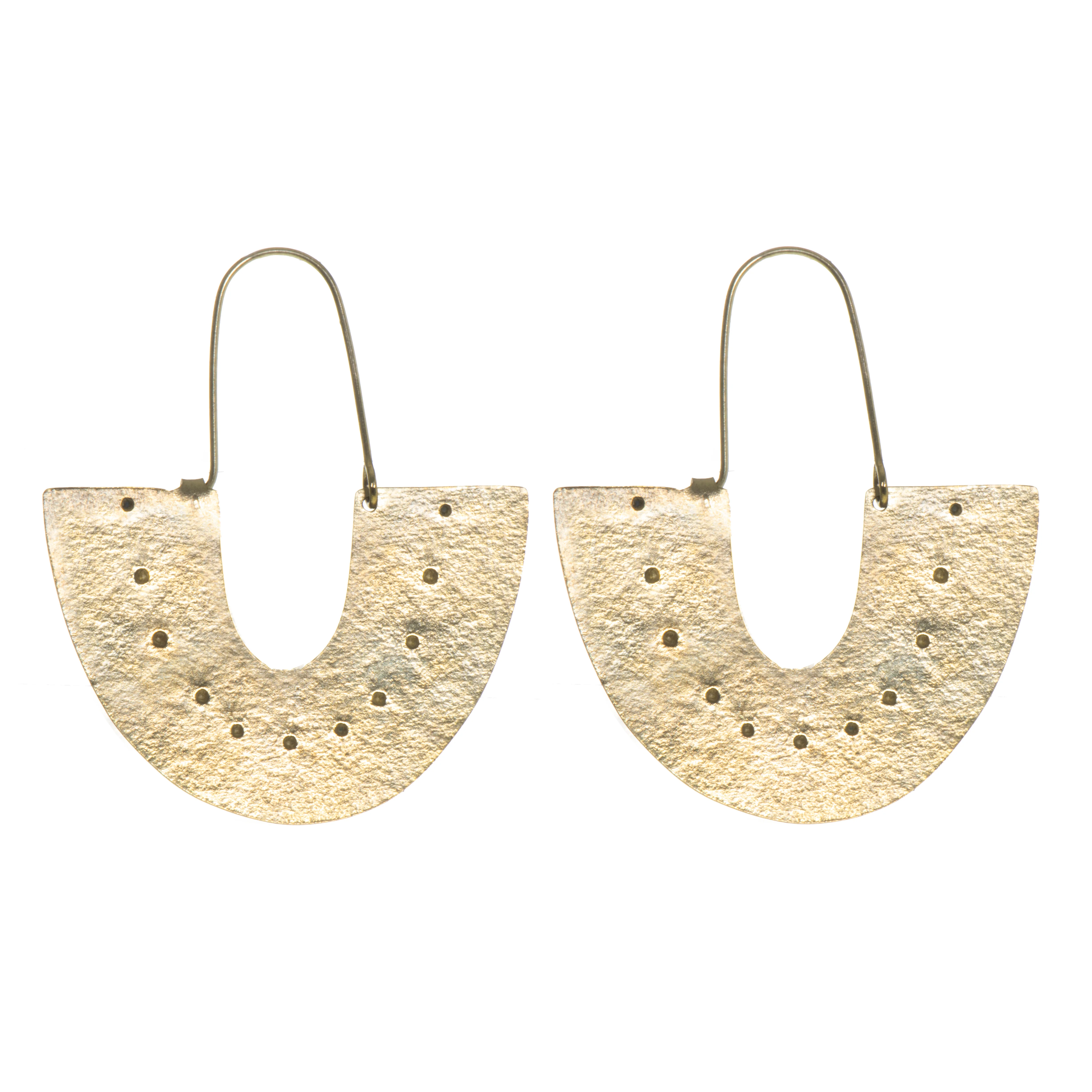 Inca Arch Hoop Earrings - Image 2