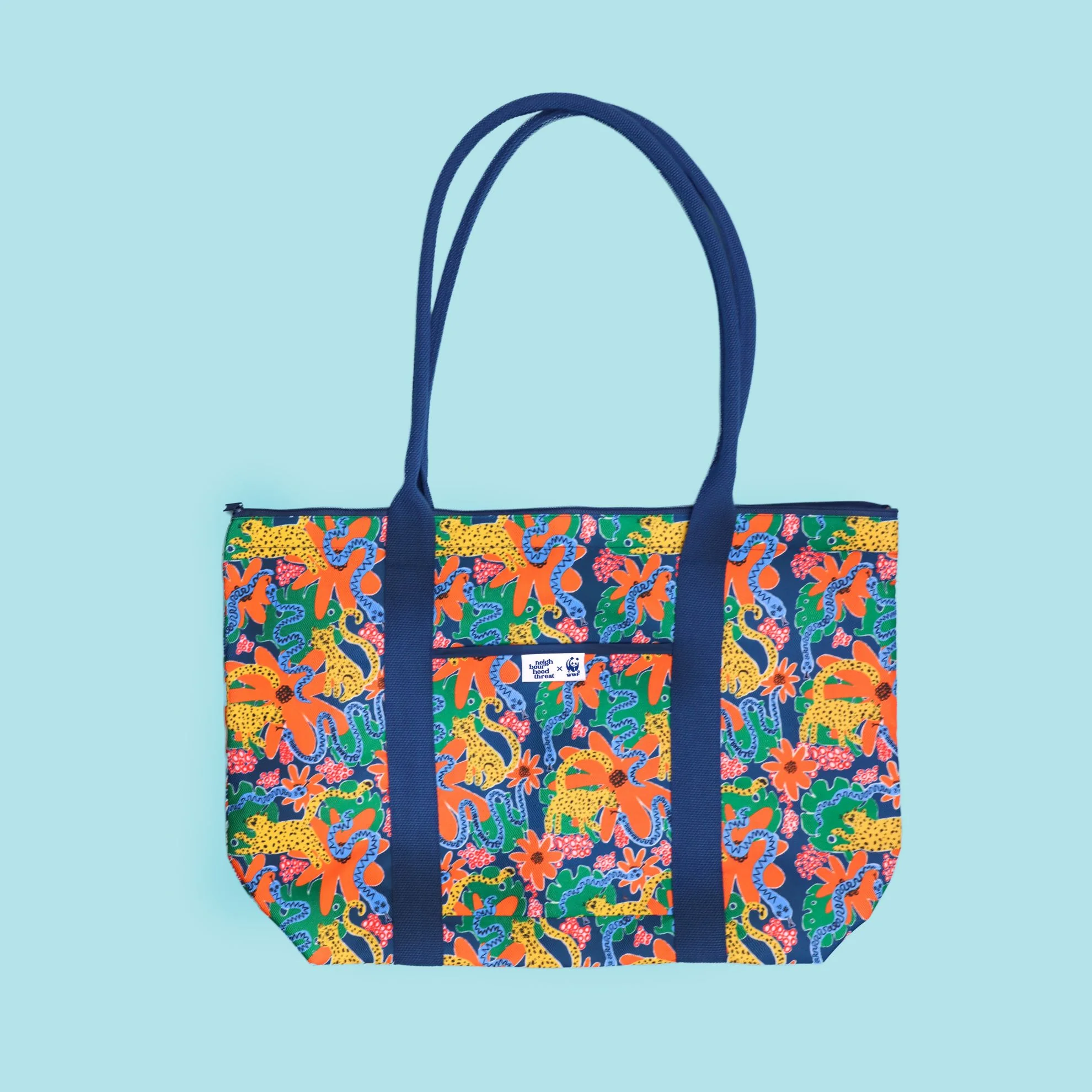 Jaguars in the Jungle Large Tote Bag - Image 6