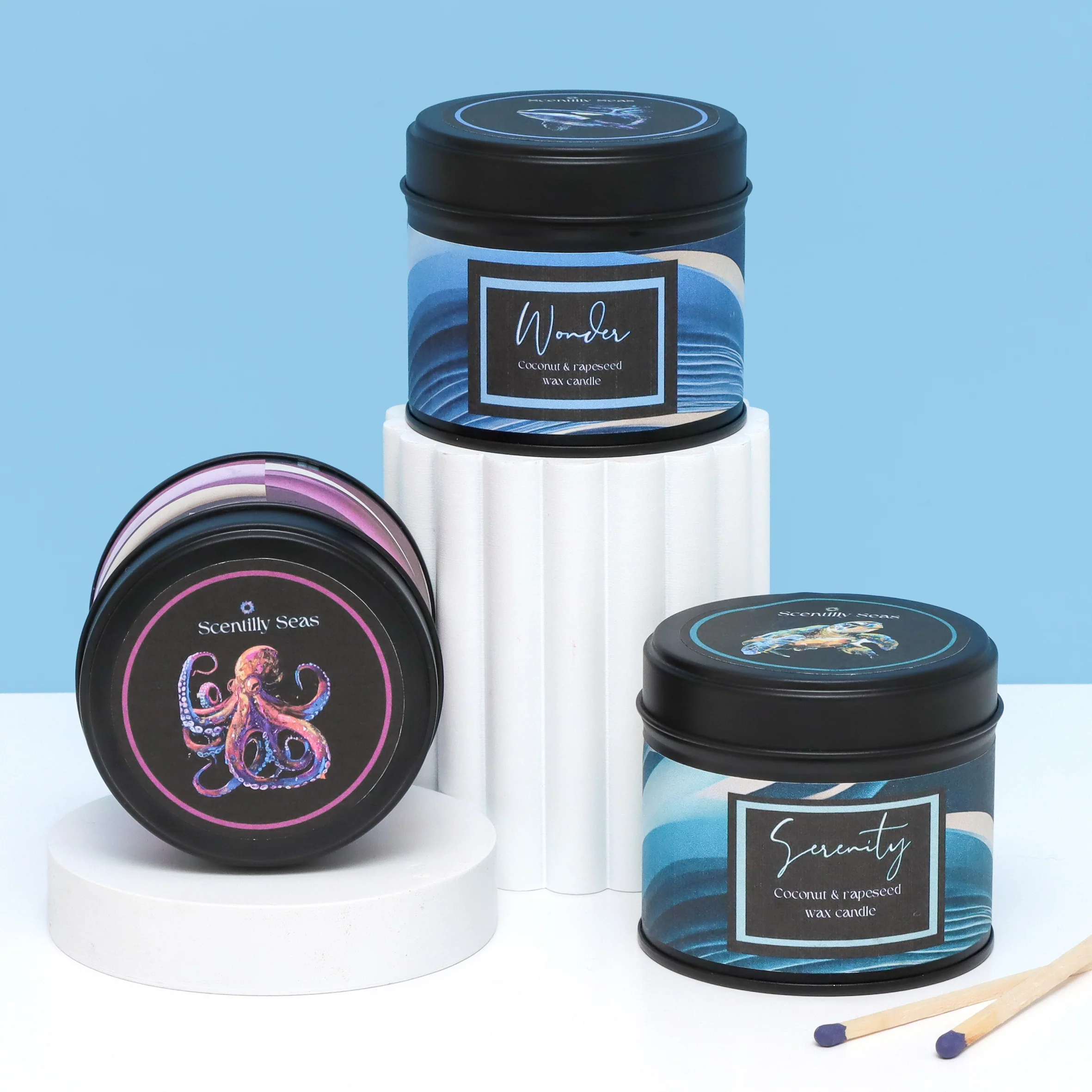 Large Candle - Serenity - Image 5