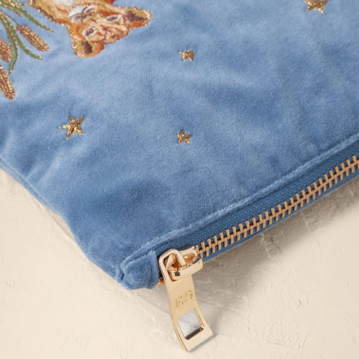 Lion Pride Mini Pouch - Dusky Blue - Image 3