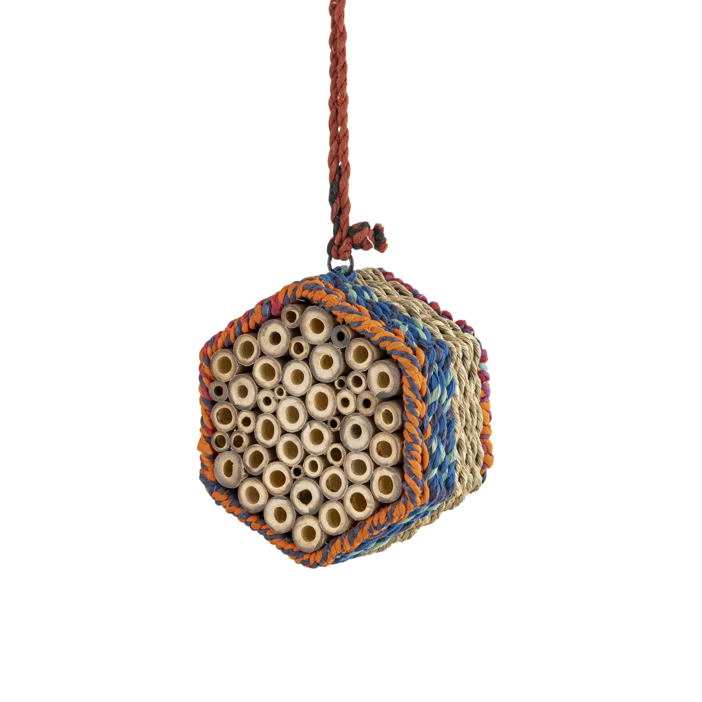 Munja & Reclaimed Sari Fabric Bee House