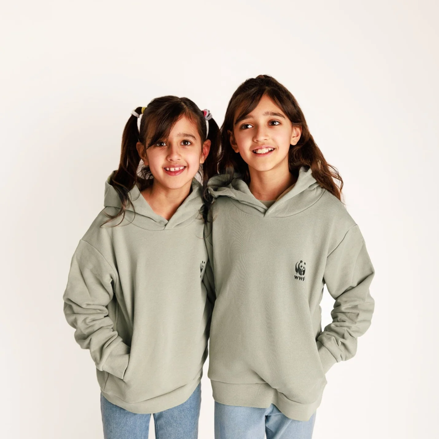 PANGAIA Kids Hoodie - Moss Green - Image 3