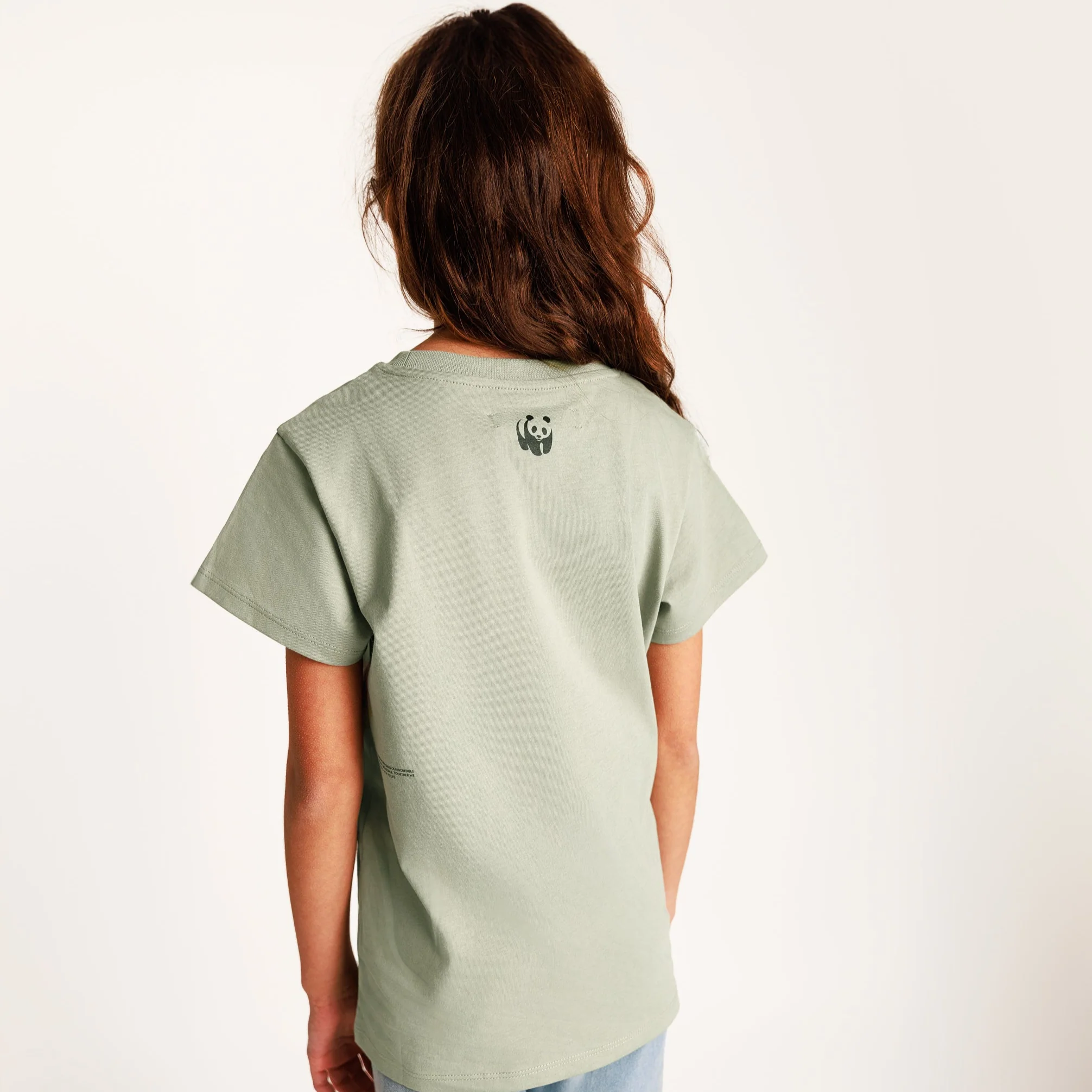 PANGAIA Kids T-shirt - Moss Green - Image 2