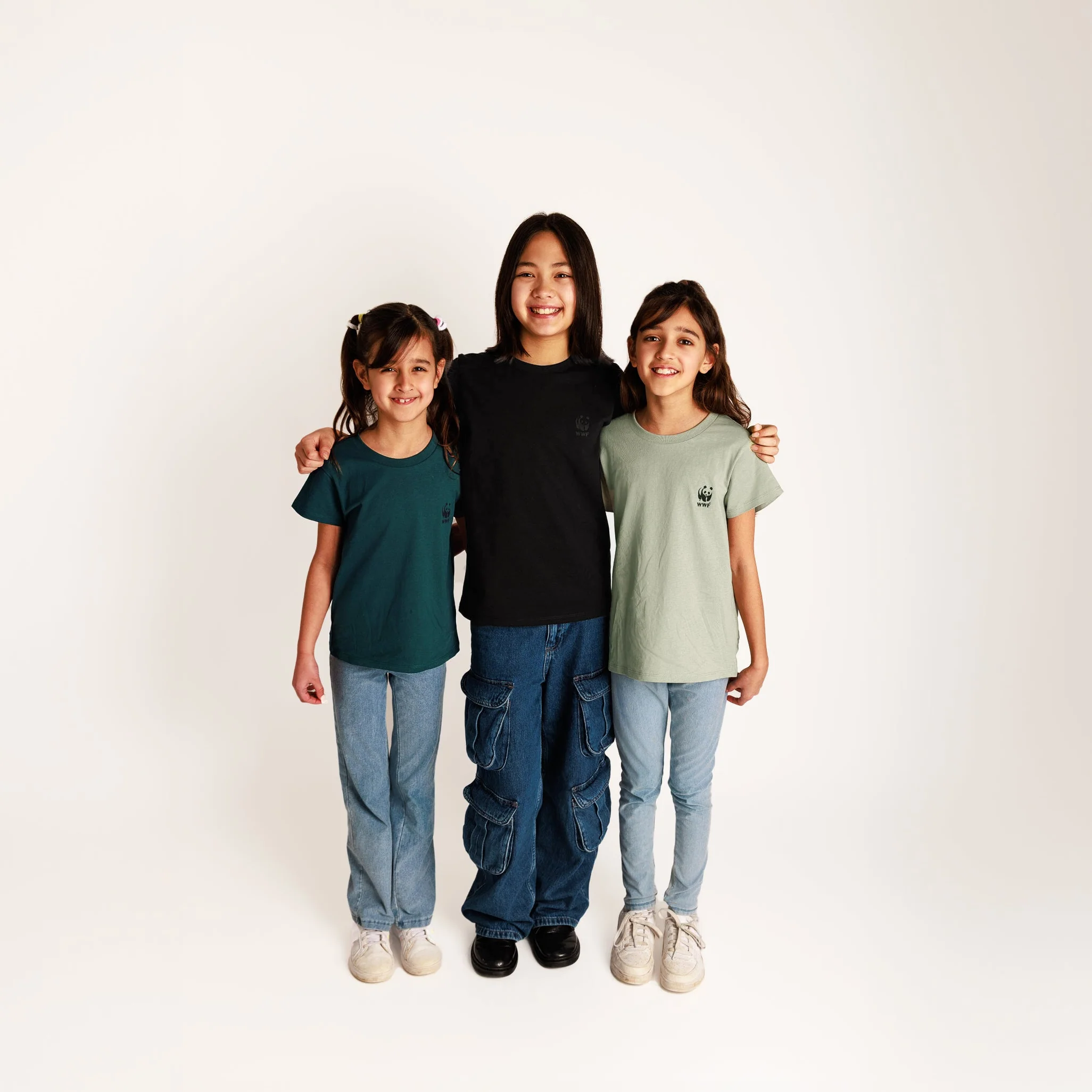 PANGAIA Kids T-shirt - Moss Green - Image 4