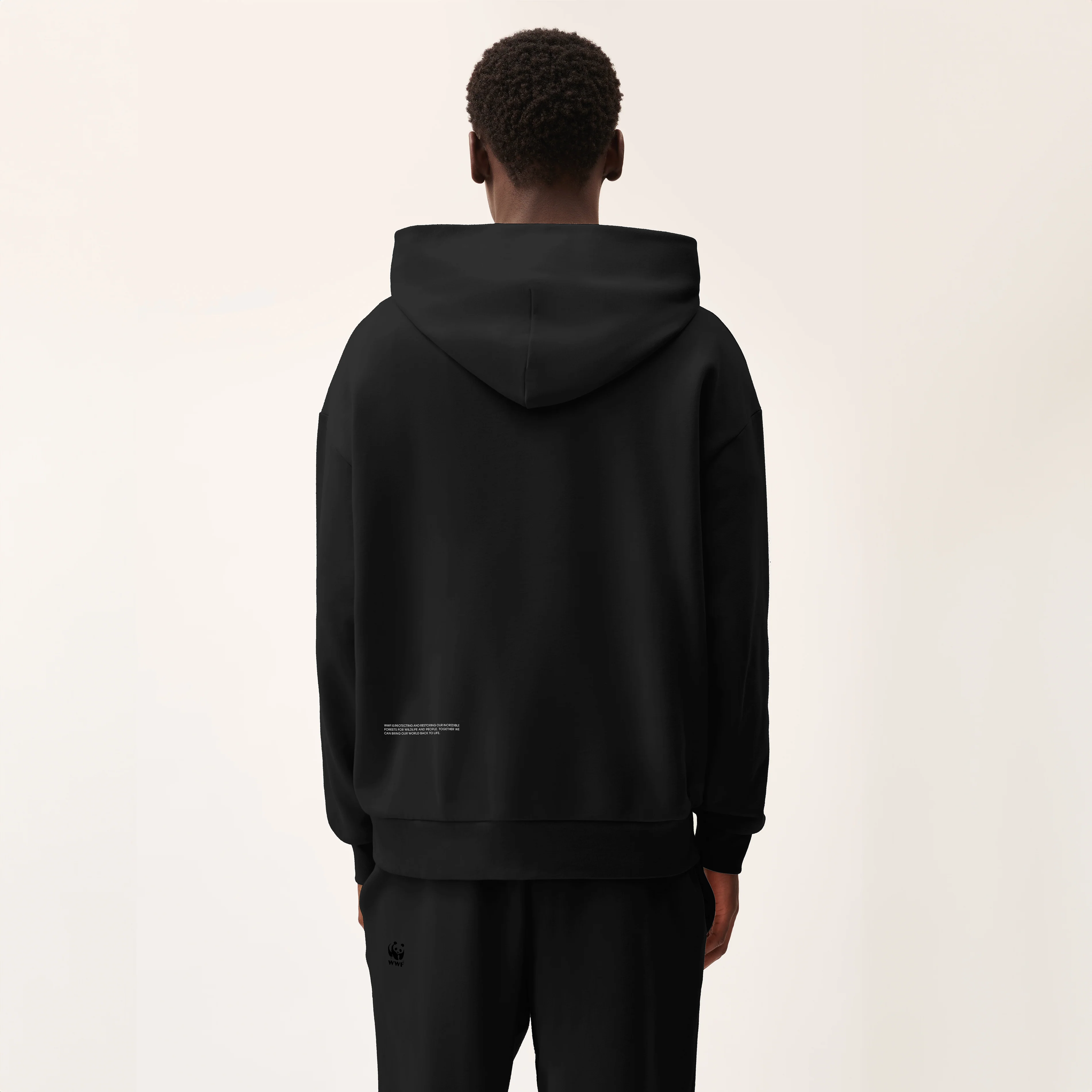 PANGAIA Unisex Hoodie - Black - Image 4