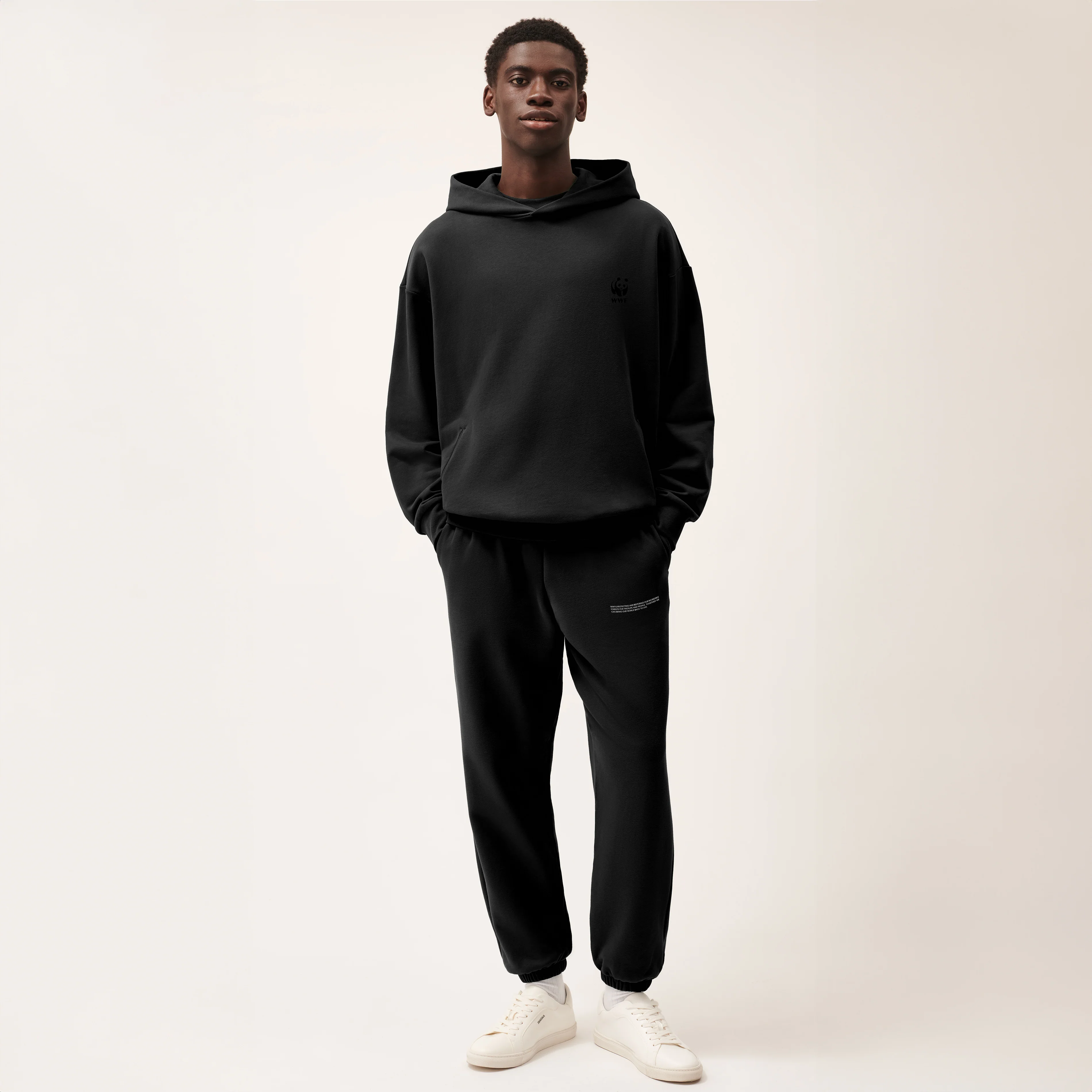 PANGAIA Unisex Hoodie - Black - Image 7