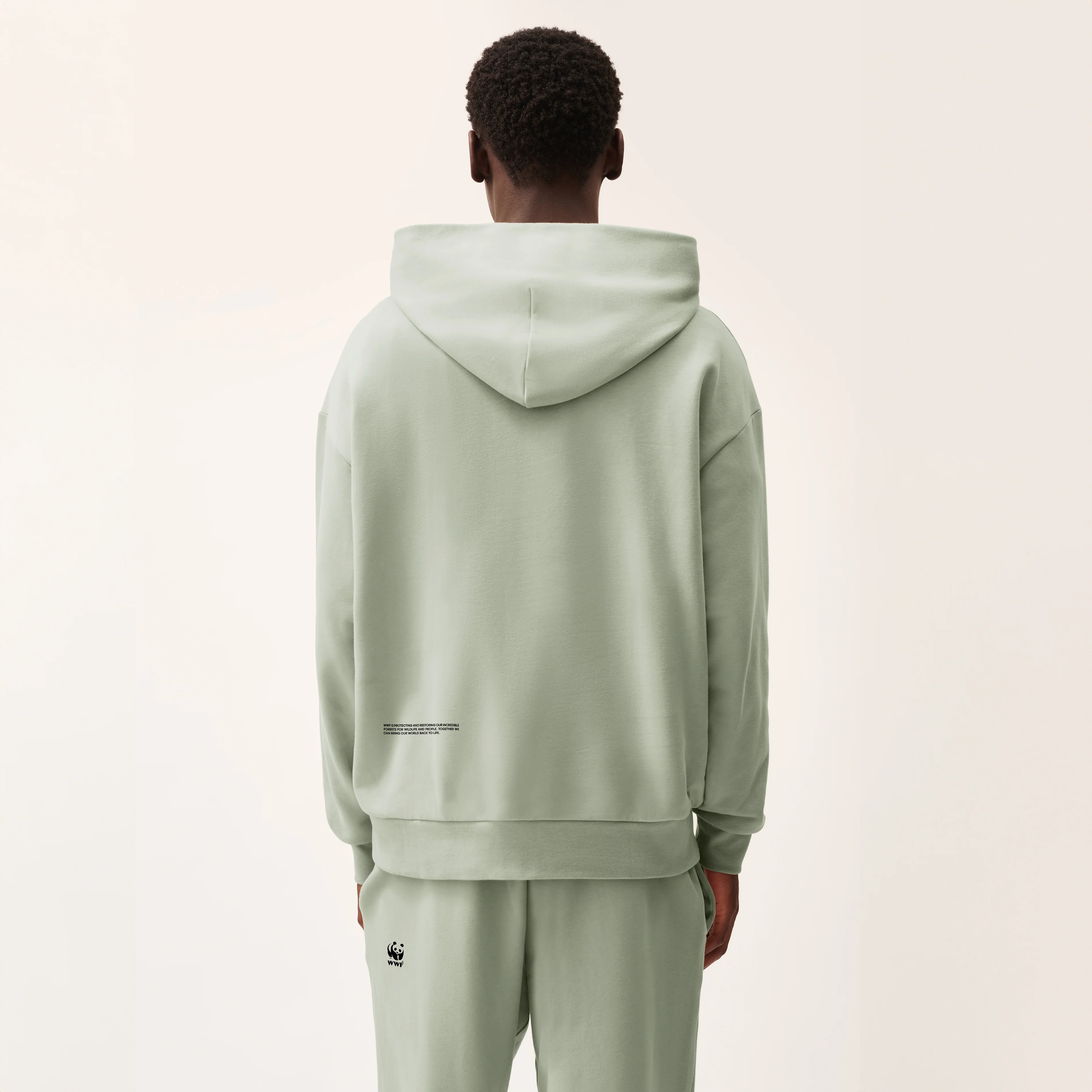 PANGAIA Unisex Hoodie - Moss Green - Image 4