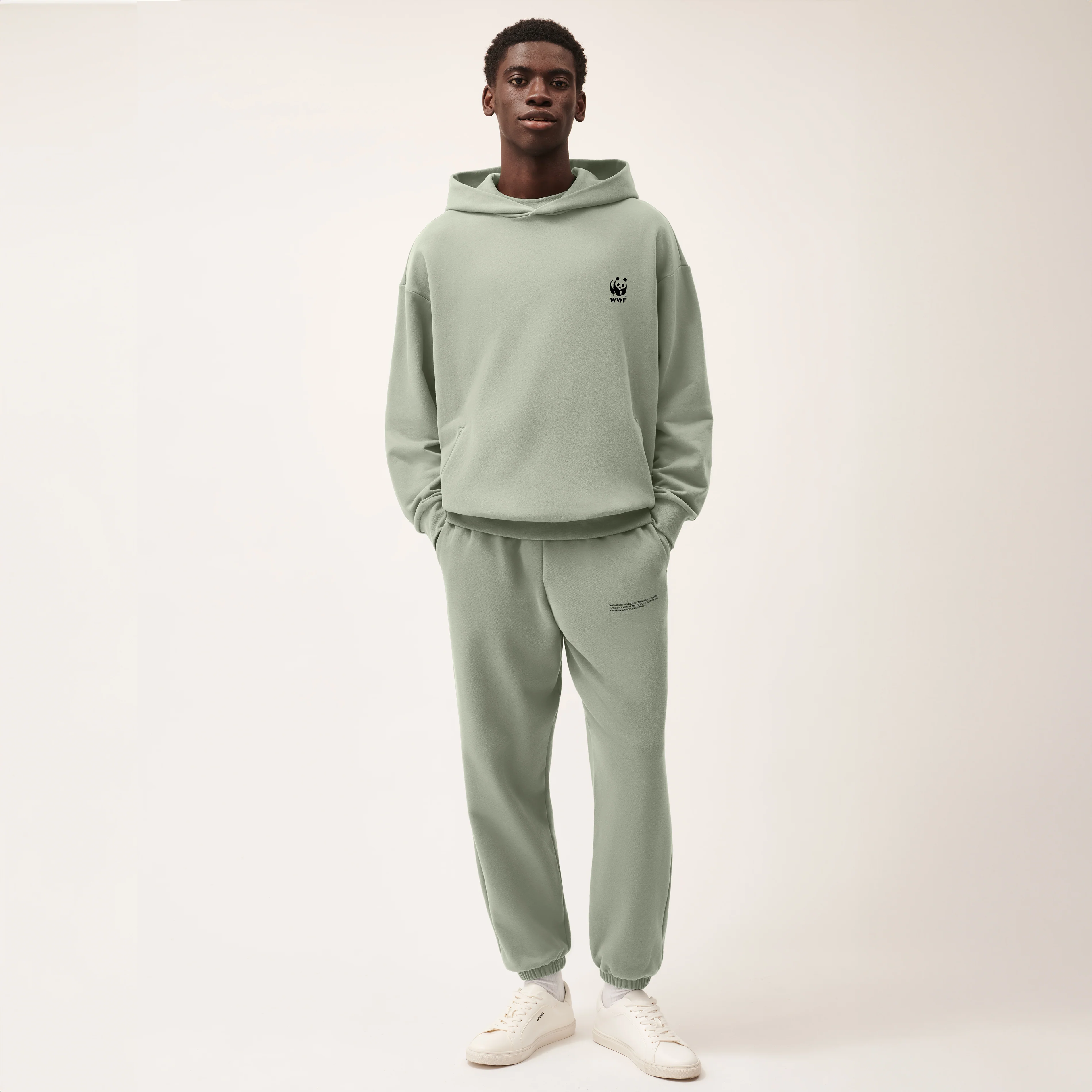PANGAIA Unisex Hoodie - Moss Green - Image 7