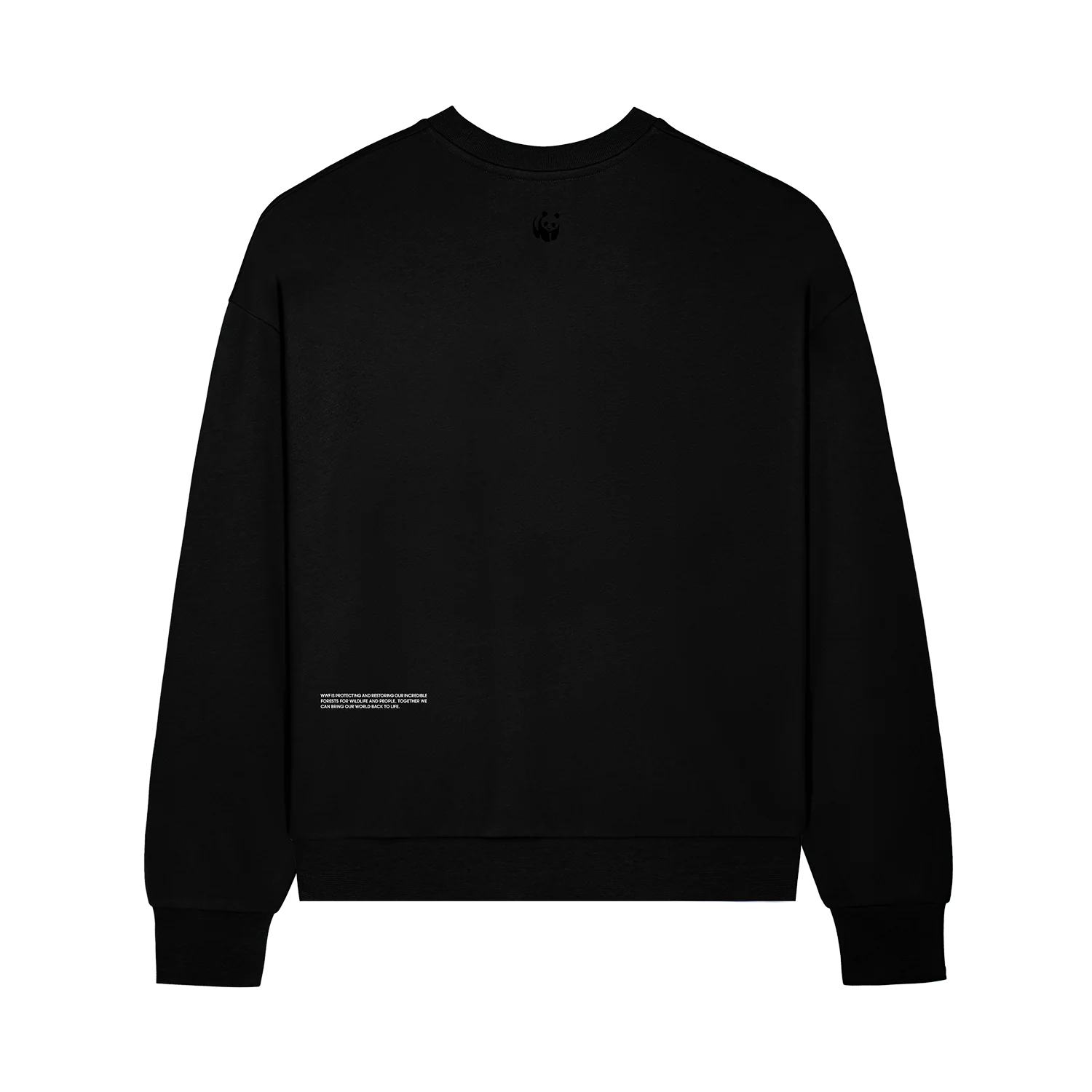 PANGAIA Unisex Sweatshirt - Black - Image 6