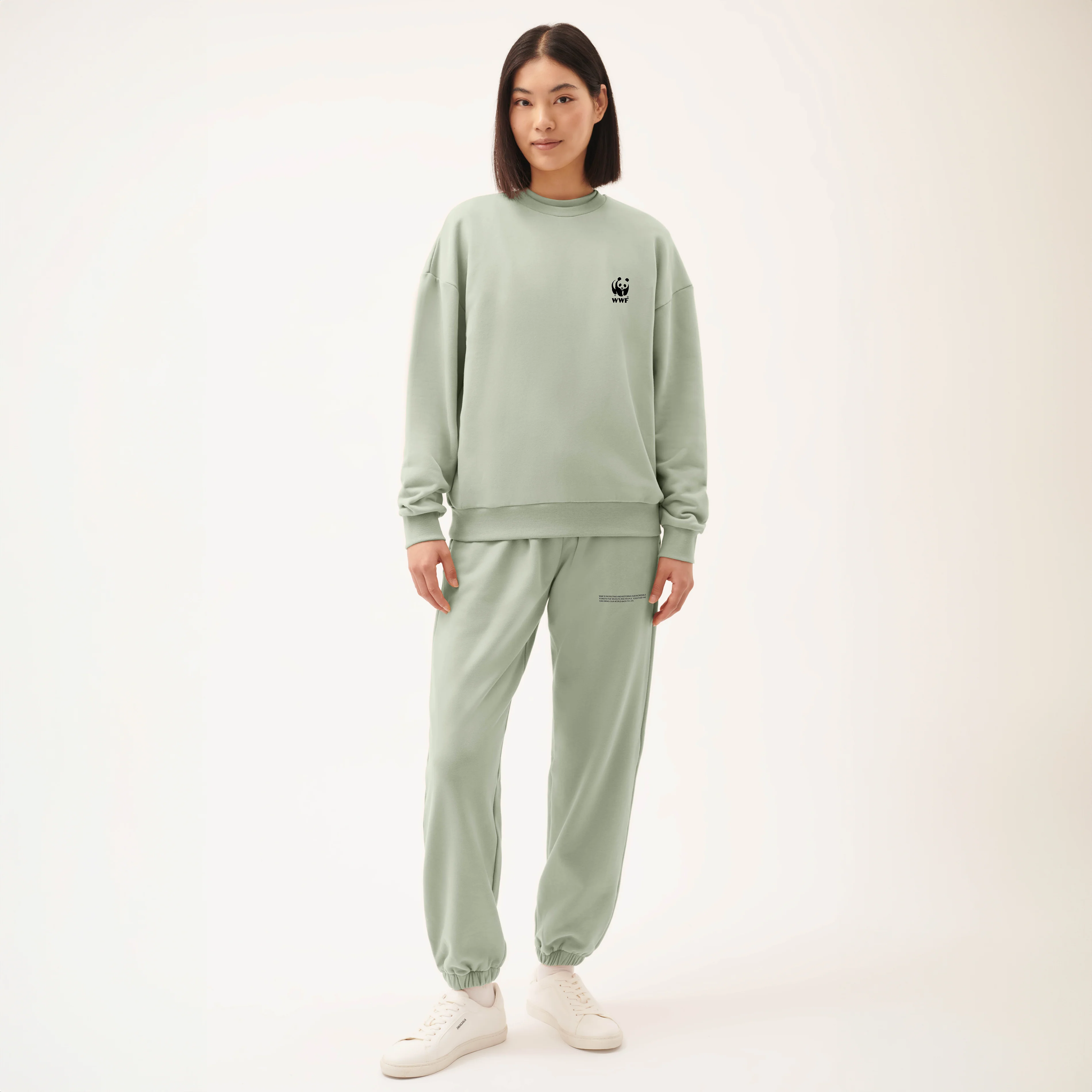 PANGAIA Unisex Sweatshirt - Moss Green - Image 7