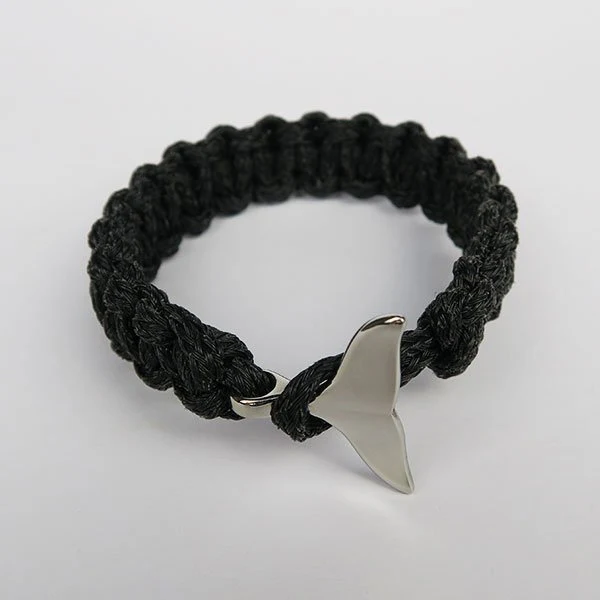 Behaviour Change Cornwall Perranporth Beach Whale Tail Bracelet - Image 3