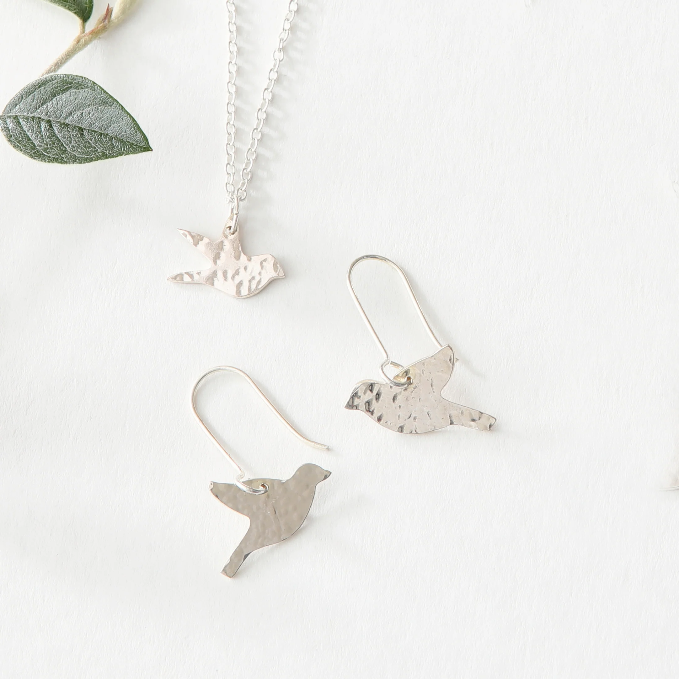 Plated Woodland Swallow Pendant - Image 3