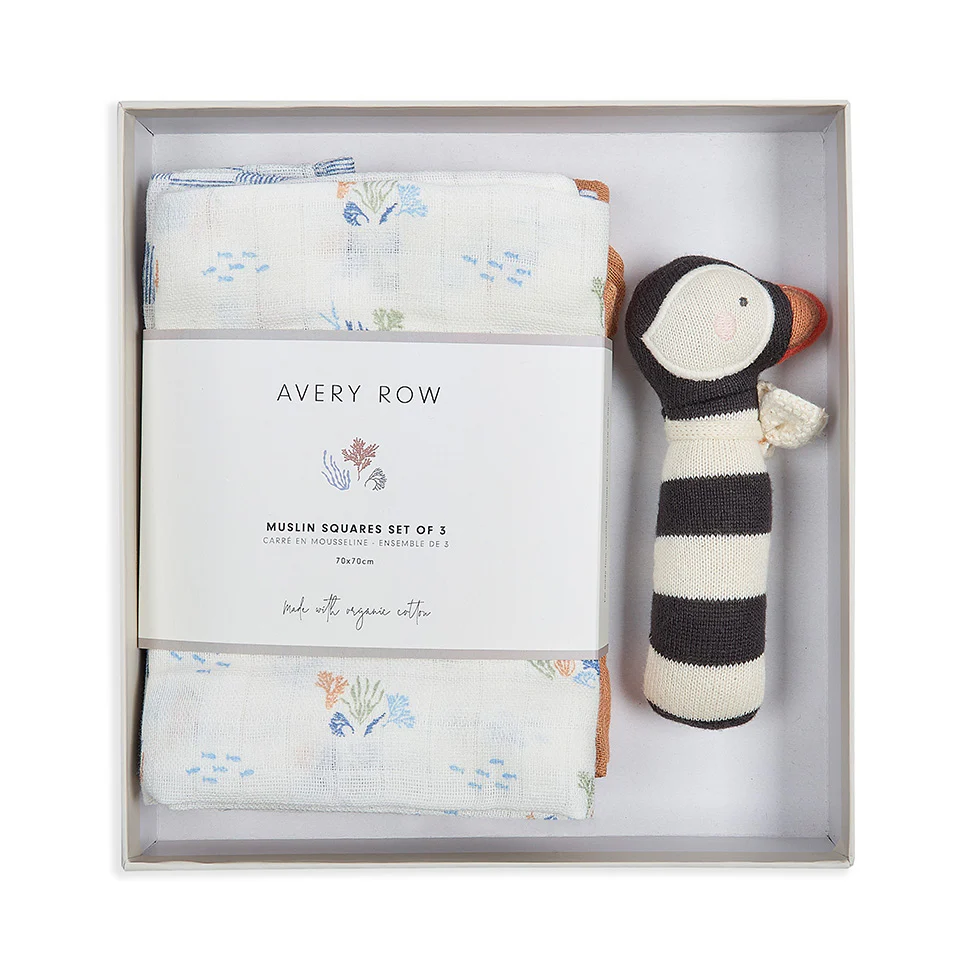 Rattle & Care New Baby Gift Set - Coastline - Image 8