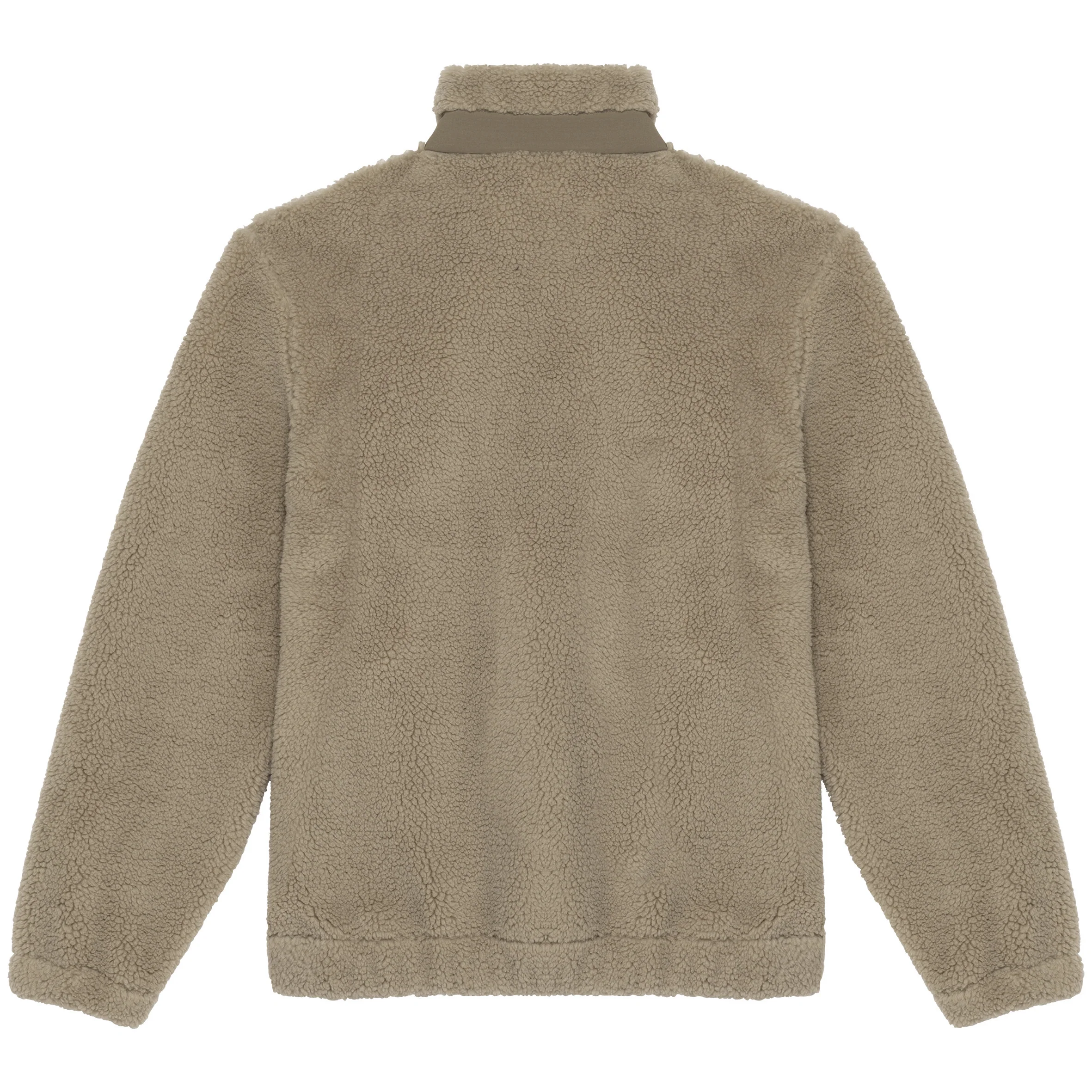 Recycled Unisex Sherpa Jacket - Sand - Image 7