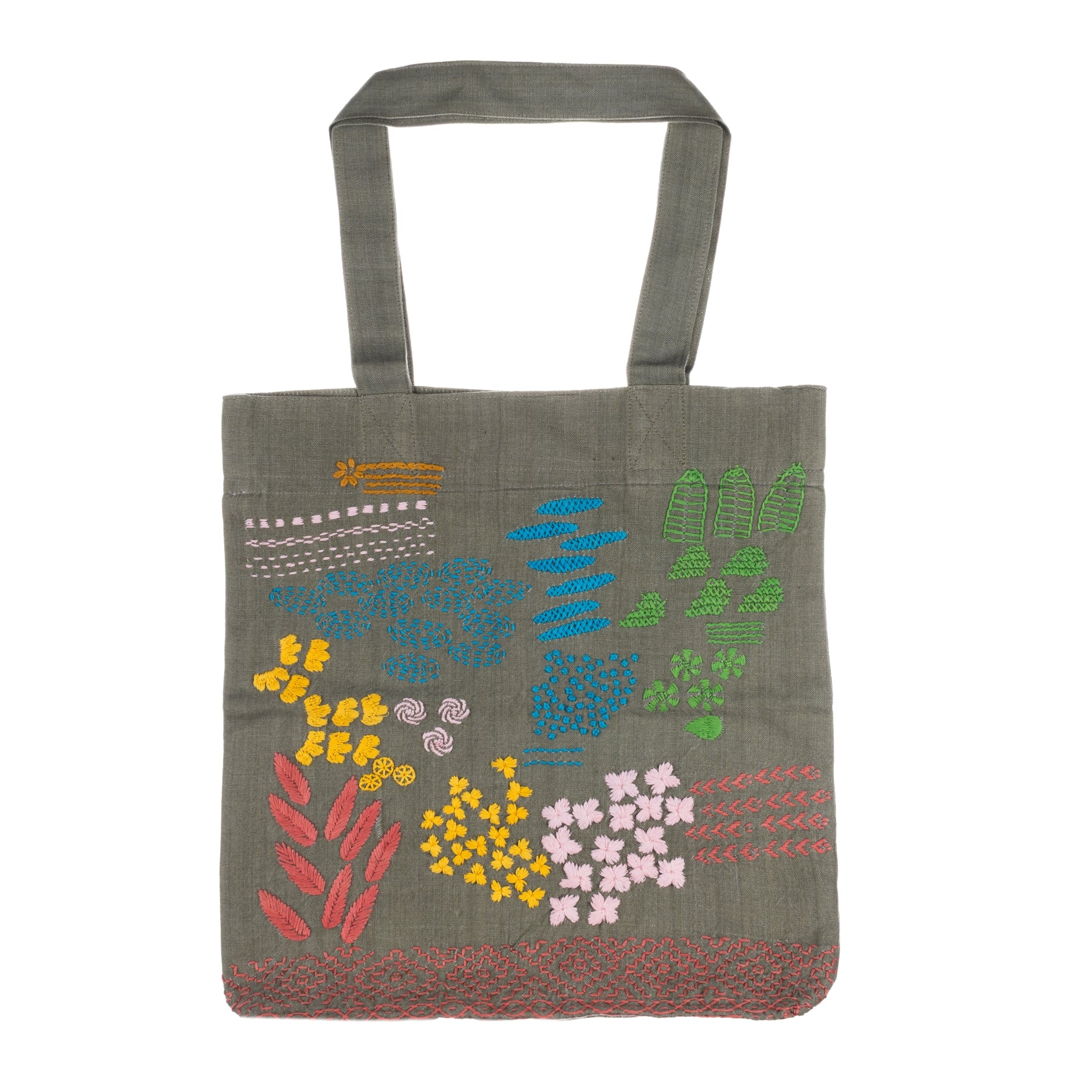 Rural Threads Tote Bag - Olive - Image 2