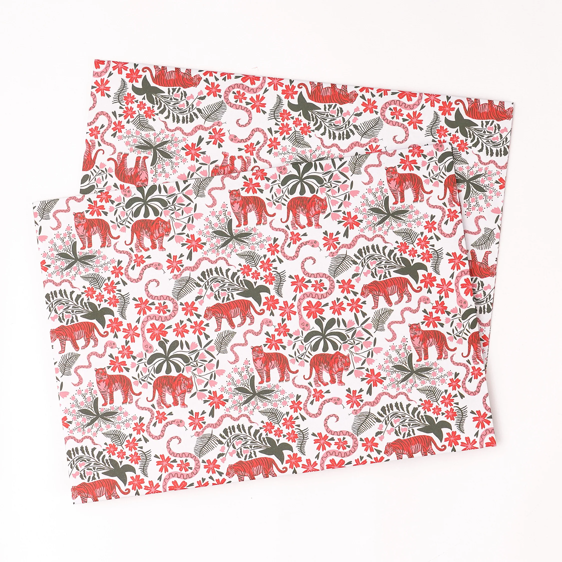 Snakes & Tigers Gift Wrapping Paper - Image 3
