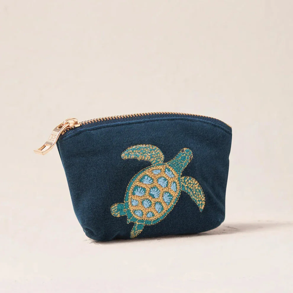 Turtle Coin Purse - Marine Navy - Image 2
