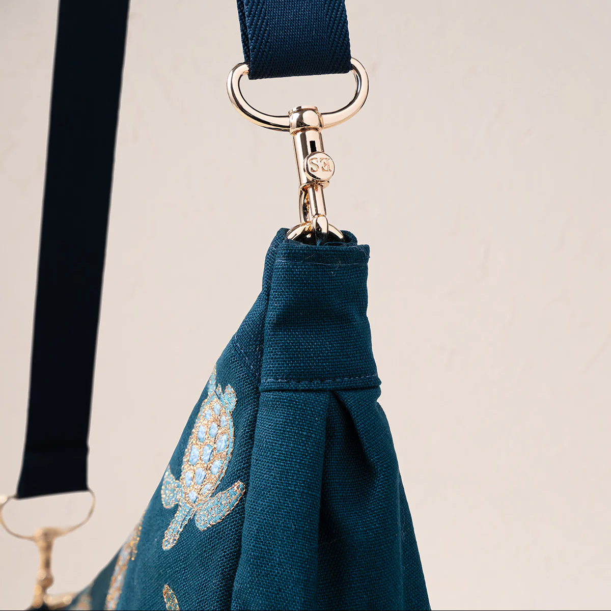 Turtle Crossbody Sling Bag - Marine Navy - Image 6