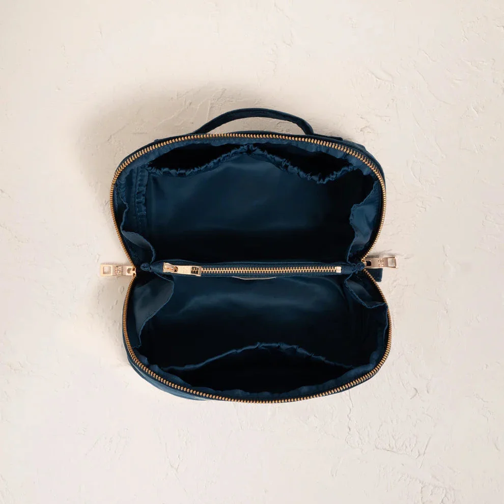 Turtle Open Flat Makeup Bag - Marine Navy - Image 5