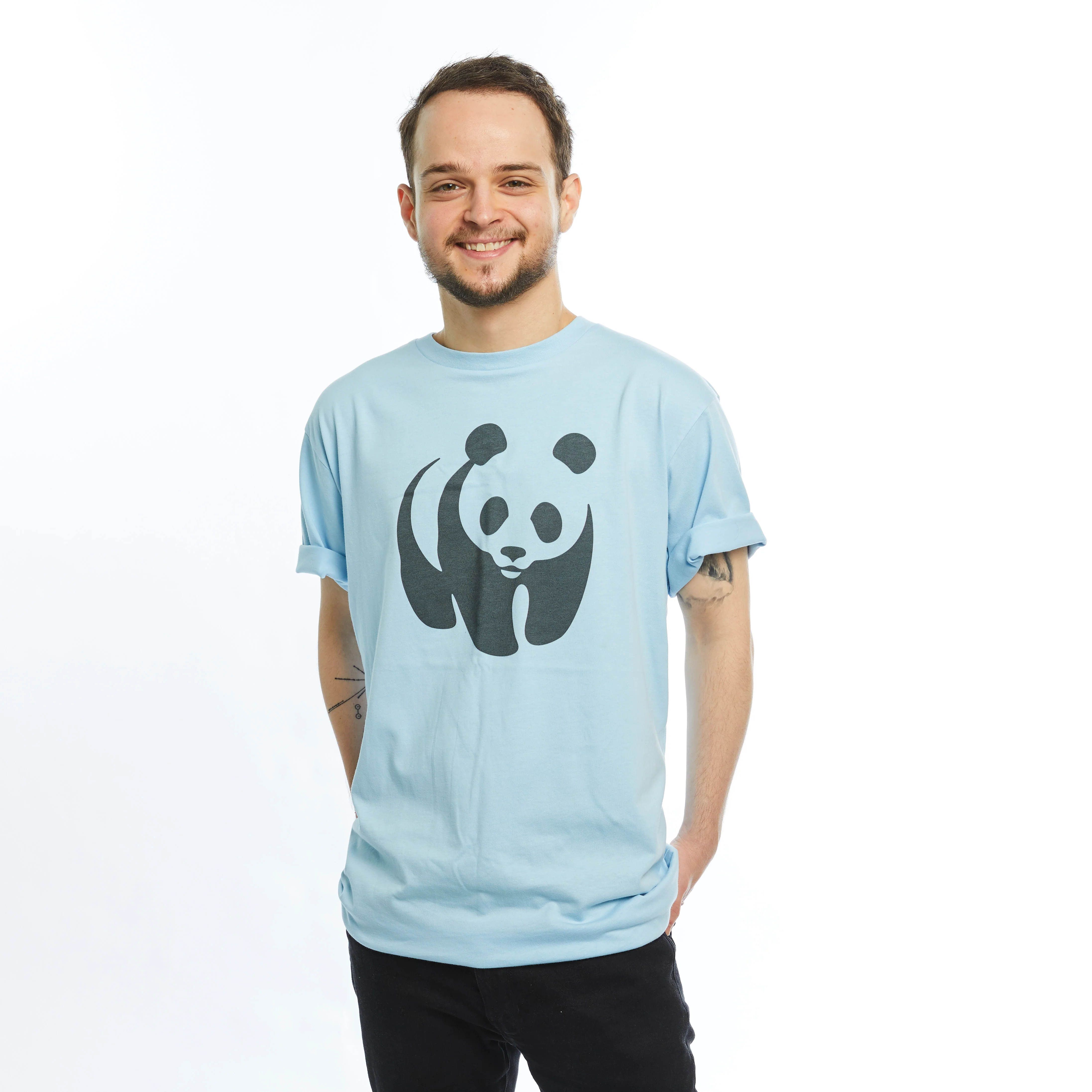 Unisex Panda Logo T-shirt - Image 3