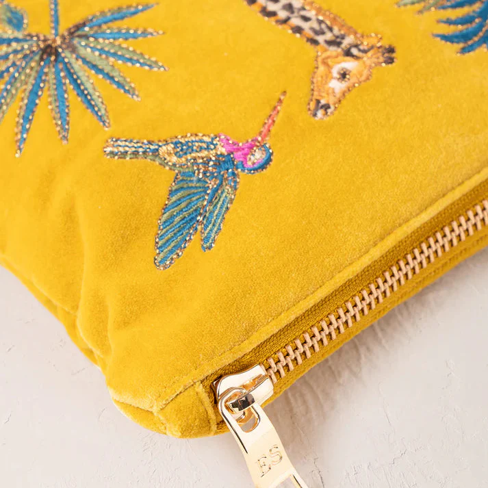 Wild Giraffe Palm Everyday Pouch - Yellow - Image 3