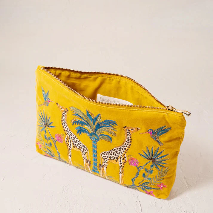Wild Giraffe Palm Everyday Pouch - Yellow - Image 4