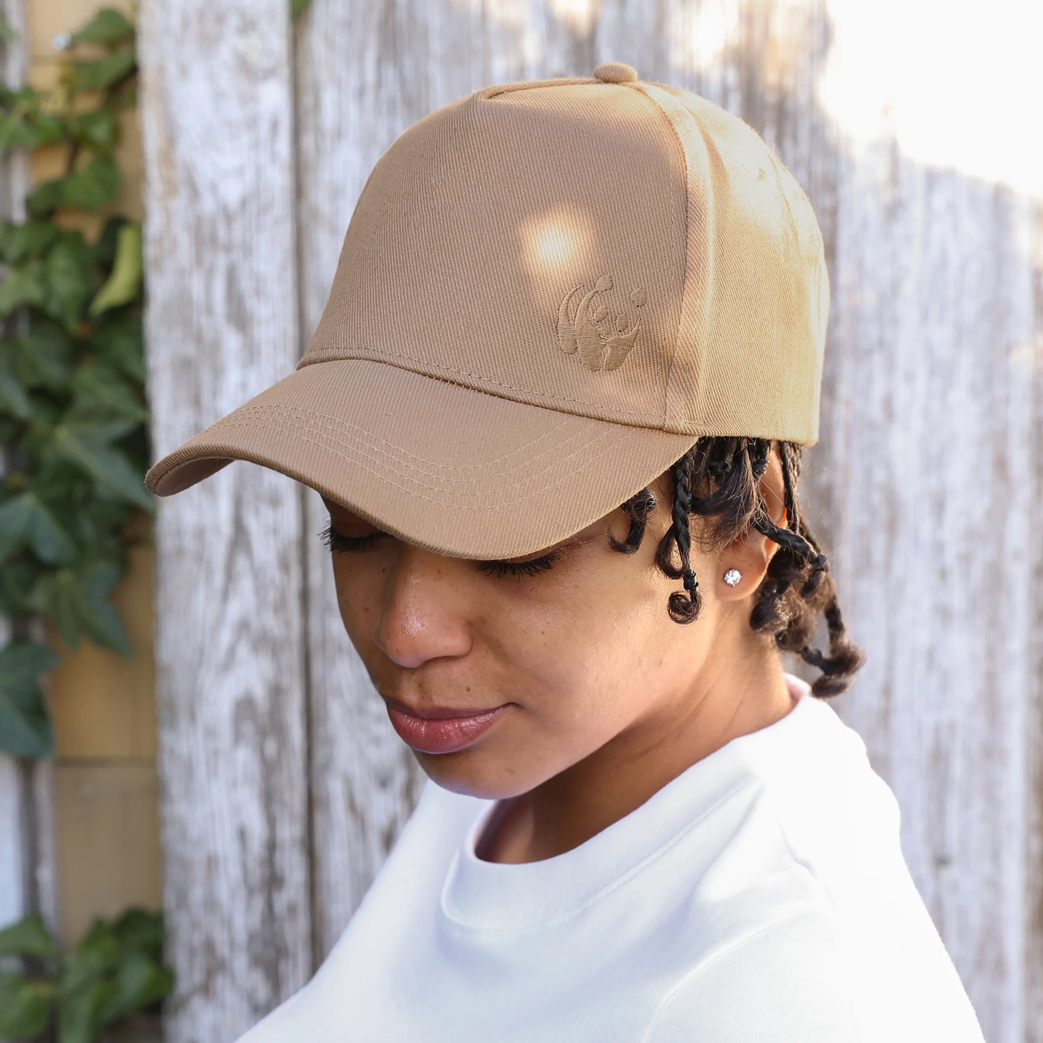 WWF 5 Panel Cap - Camel - Image 2
