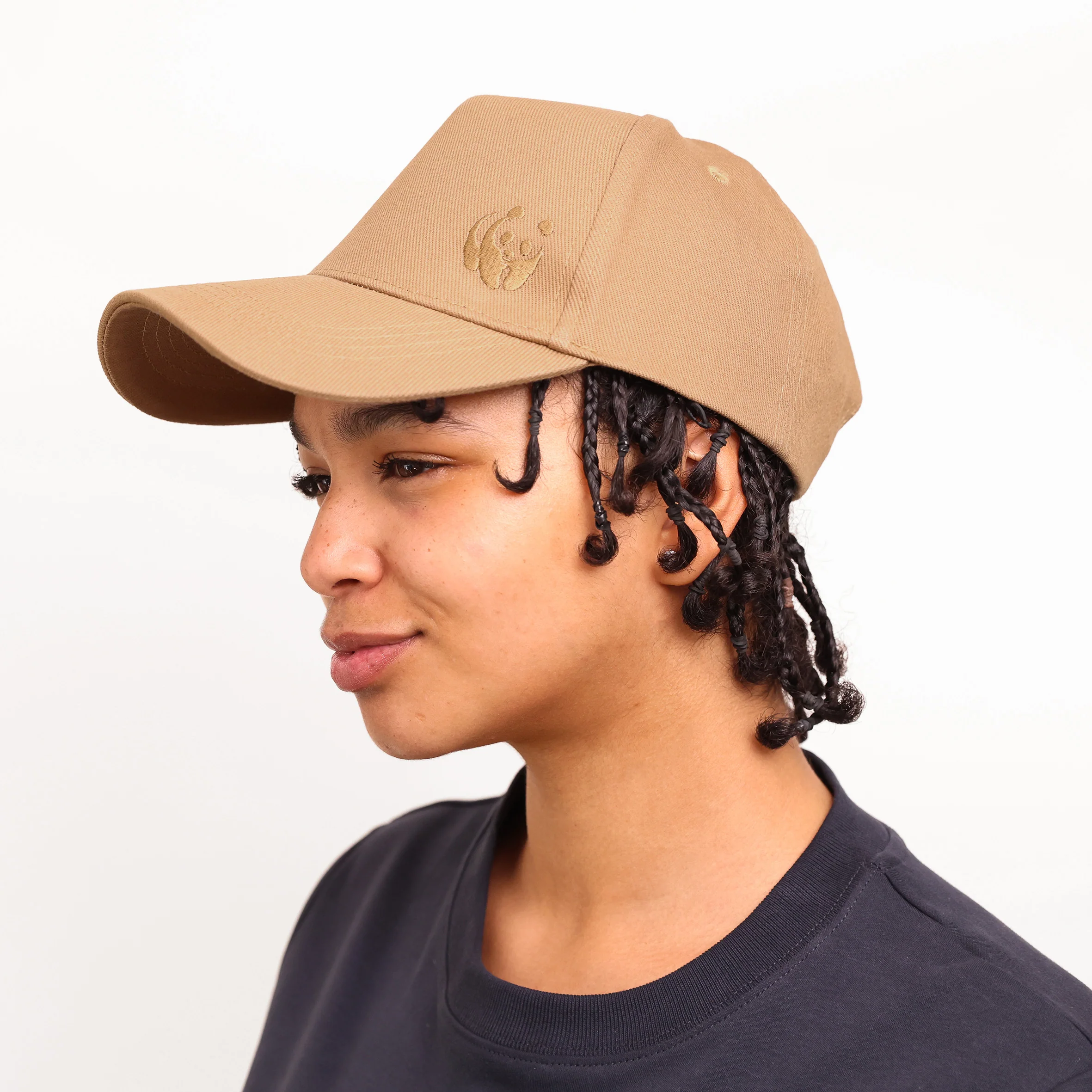 WWF 5 Panel Cap - Camel - Image 3