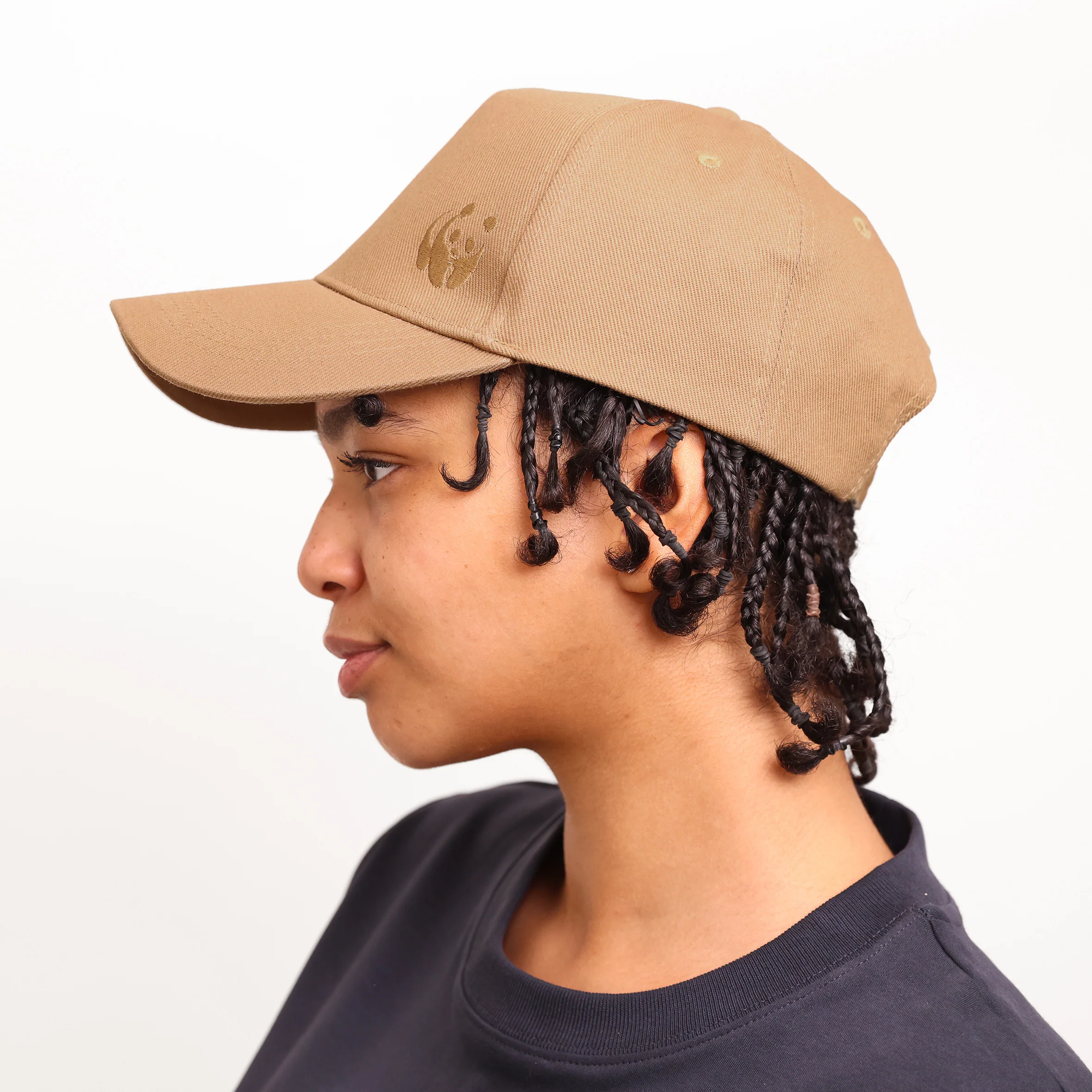 WWF 5 Panel Cap - Camel - Image 4