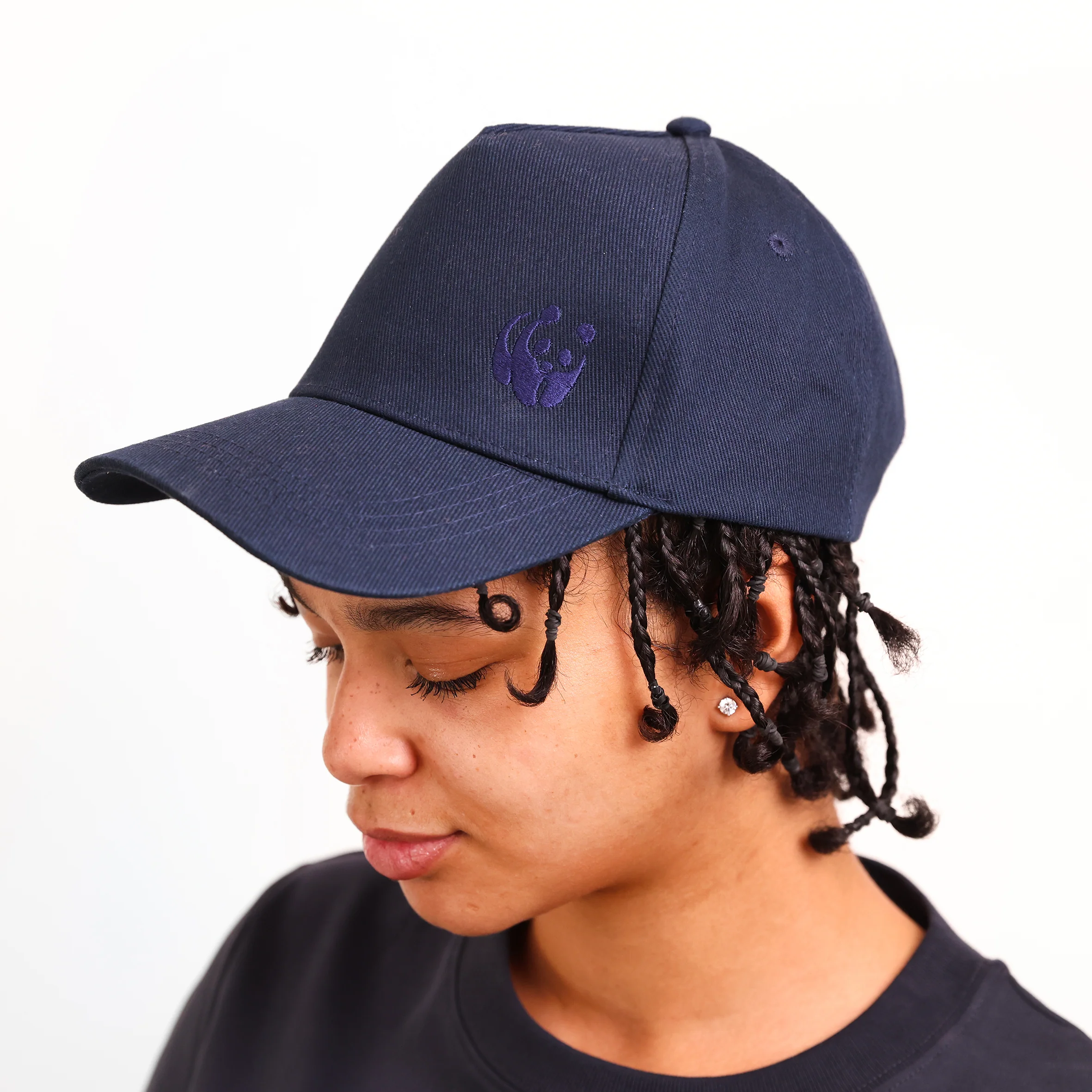 WWF 5 Panel Cap - Navy - Image 6